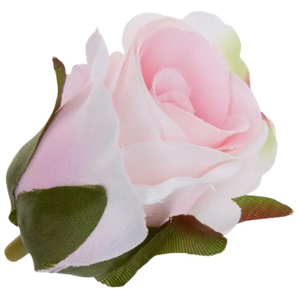 RÓŻA GŁÓWKA WYROBOWA 24 SZT. RÓŻ POWDER PINK - obrazek 2