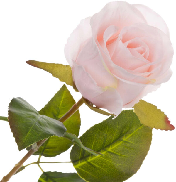 RÓŻA PEARL LT PINK GAŁĄZKA ŁODYGA 72 CM KWIATY SZTUCZNE