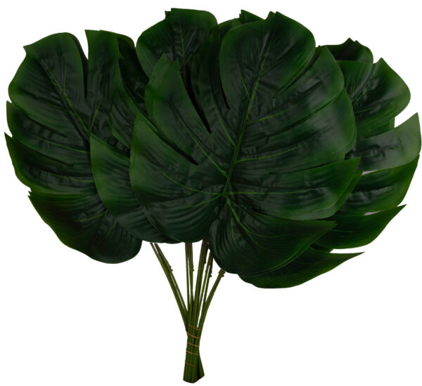 12X LIŚĆ LIŚCIE MONSTERA GAŁĄZKA DO KOMPOZYCJI 55 CM - obrazek 2