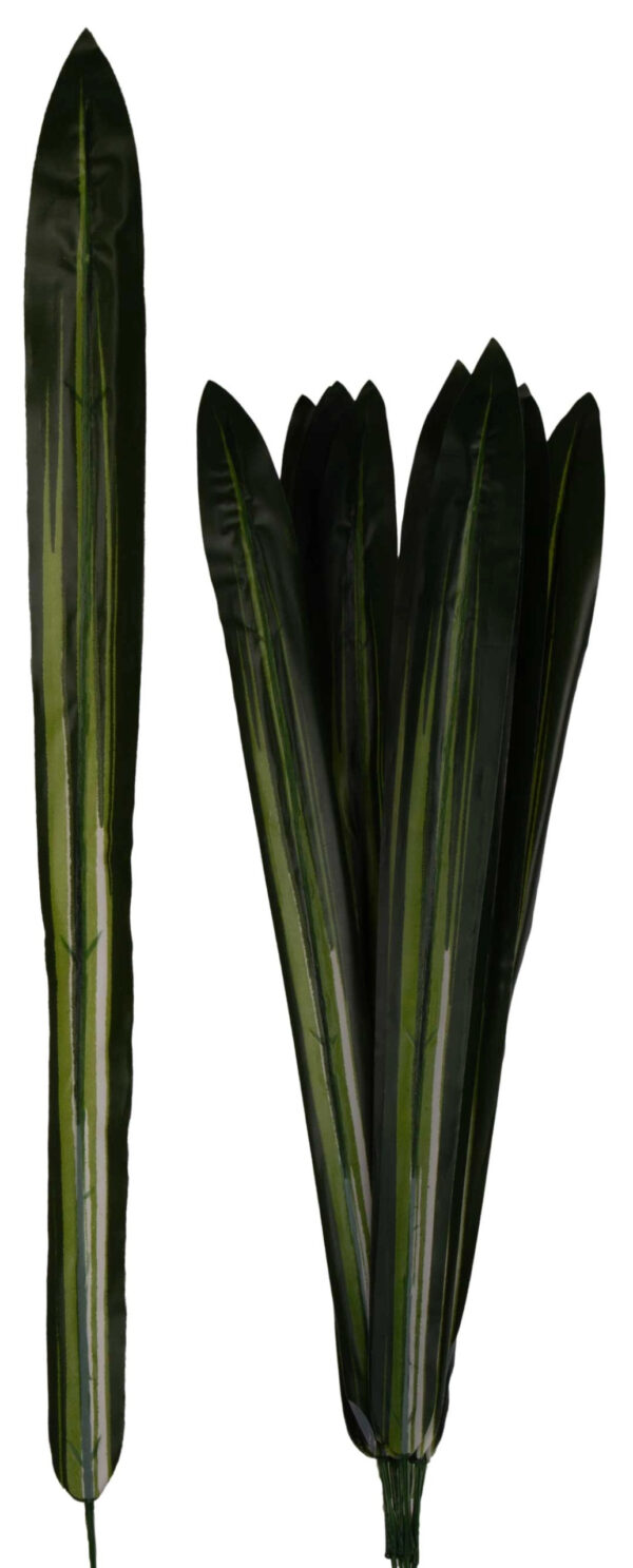 12 X LIŚĆ LIŚCIE SZTUCZNE SZABLA DRACENA 62 CM