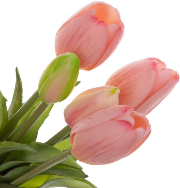 5X TULIPAN J. RÓŻ BUKIET TULIPANÓW GUMA