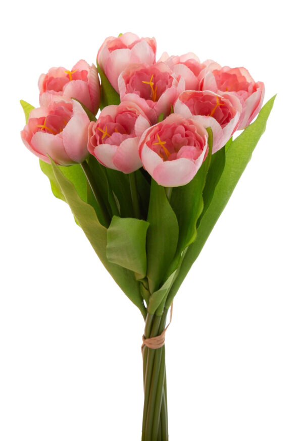 9X TULIPAN J. RÓŻ BUKIET TULIPANÓW MATERIAŁ WIOSNA - obrazek 2