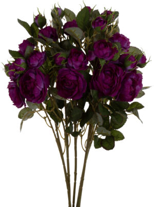 DZIKA RÓŻA FIOLETOWA BUKIET 6 GAŁĄZEK 50 CM PURPLE