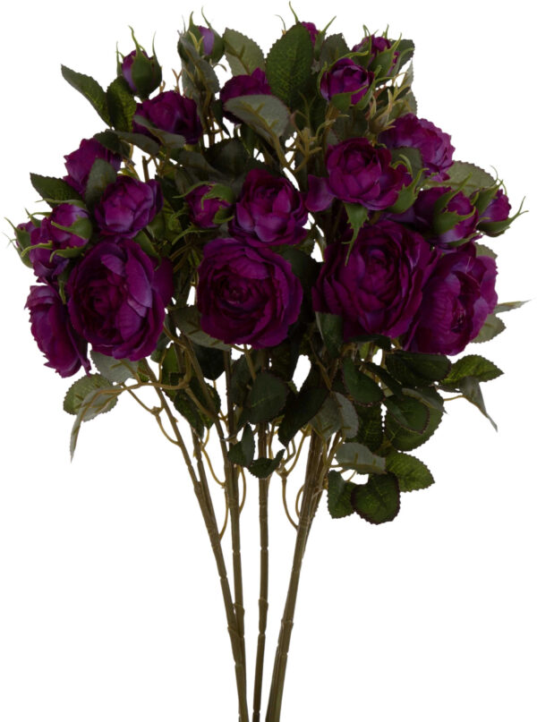 DZIKA RÓŻA FIOLETOWA BUKIET 6 GAŁĄZEK 50 CM PURPLE