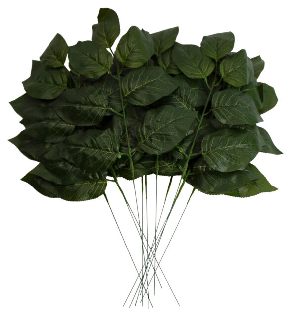 12 X LIŚĆ LIŚCIE HORTENSJA SZTUCZNE OZDOBNE 60 CM - obrazek 3