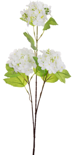 HORTENSJA BIAŁA 85 CM KWIATY SZTUCZNE