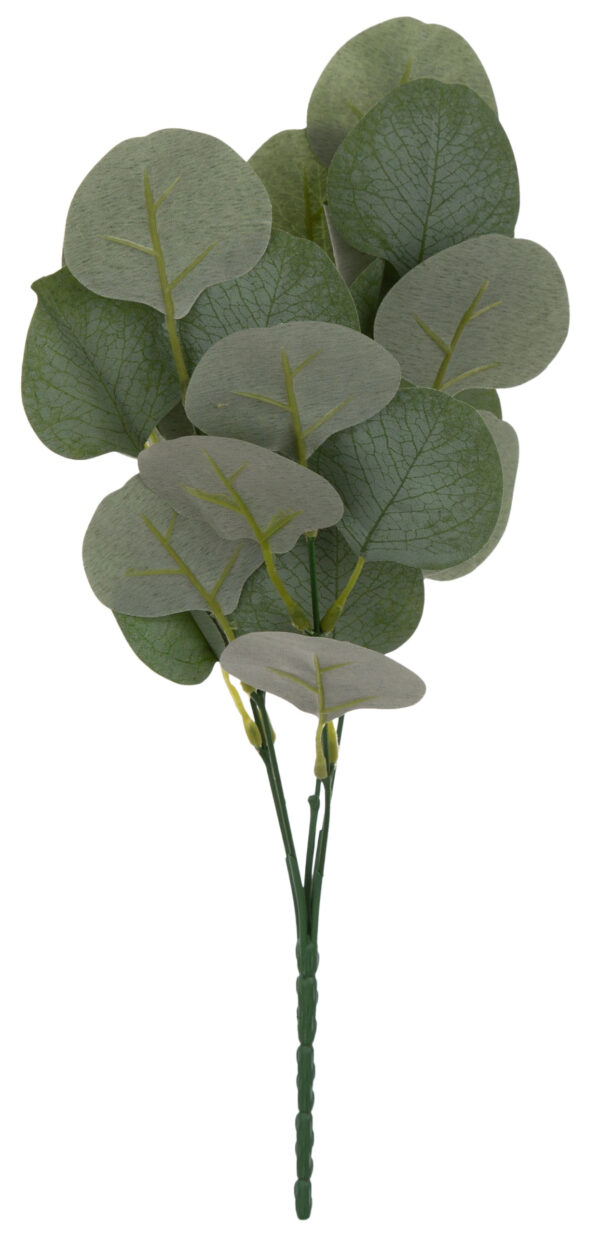 EUKALIPTUS ZIELONY GAŁĄZKA ROŚLINA DODATEK SZTUCZNY 34 CM