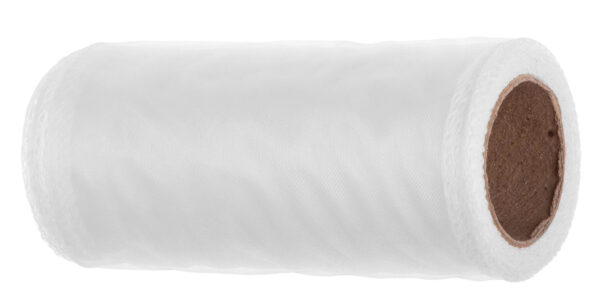 ORGANZA WHITE BIAŁA TIUL ORGANTYNA 12 CM 9Y 8,22 M