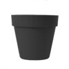OSŁONKA PLASTIKOWA IBIZA ANTRACYT ŚR. 18CM H 16,5CM - obrazek 2