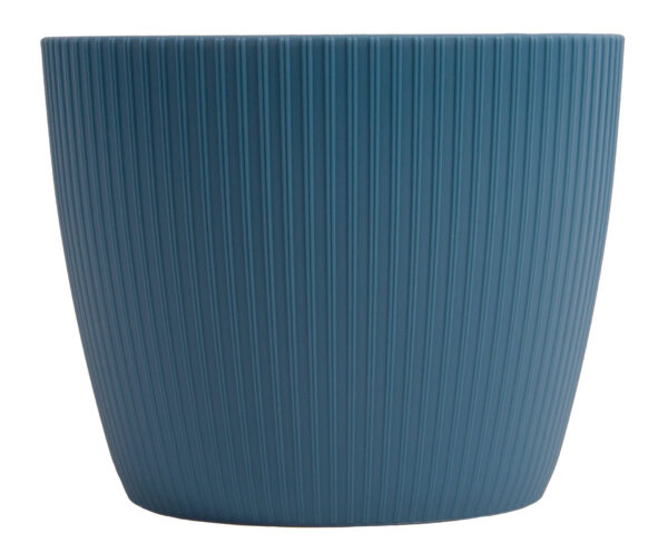 OSŁONKA MAGNOLIA JUMPER MORSKI ŚR. 16CM H 13CM PLASTIKOWA - obrazek 2