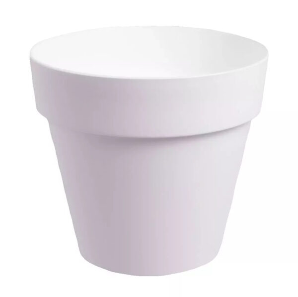 OSŁONKA PLASTIKOWA IBIZA MAT BIAŁA ŚR. 16CM H 14,5CM