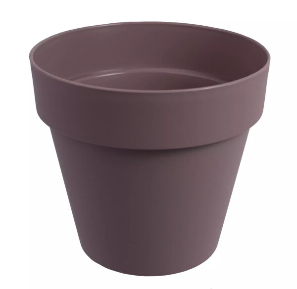OSŁONKA PLASTIKOWA IBIZA MAT TAUPE ŚR. 16CM H 14,5CM