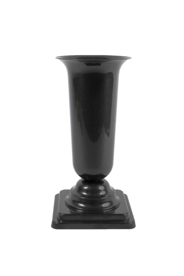 WAZON NA PODSTAWCE DAMA (1) GRAFIT PLASTIKOWY 27 CM
