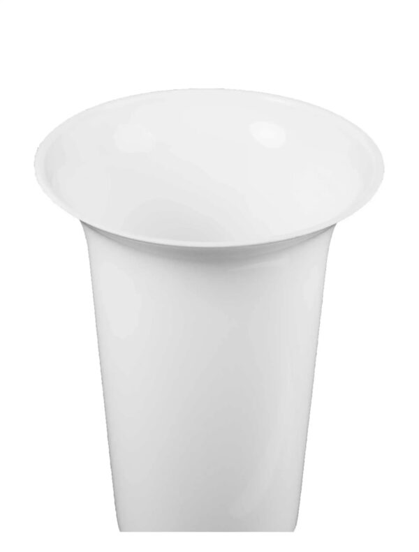 FLAKON WAZON WBIJANY (2) BIAŁY 24CM NA CMENTARZ - obrazek 3
