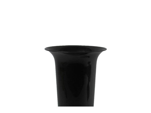 WAZON NA PODSTAWCE DAMA (1) CZARNY PLASTIKOWY 27 CM - obrazek 2