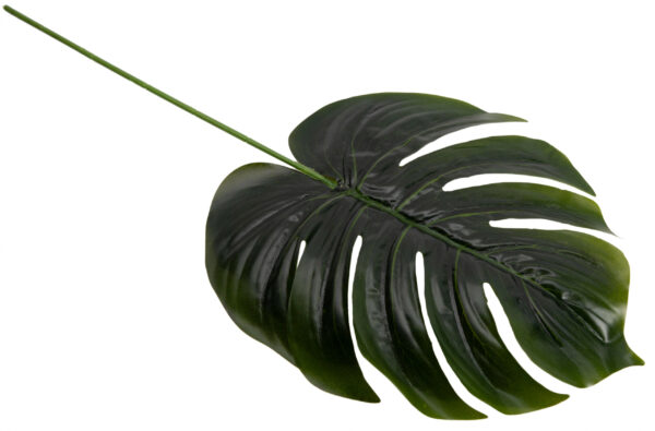 MONSTERA LIŚĆ ZIELONY 12X 44 CM DODATEK
