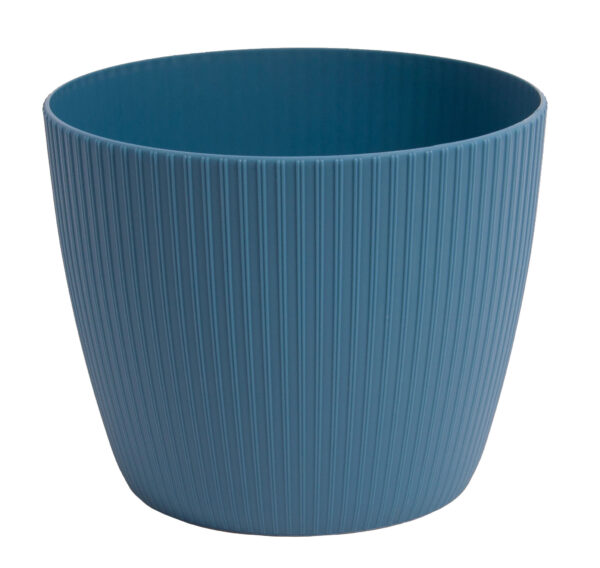 OSŁONKA MAGNOLIA JUMPER MORSKI ŚR. 22CM H 17,5CM PLASTIKOWA