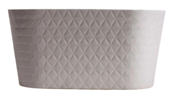 SKRZYNKA OSŁONKA DIAMENT BIAŁA 23 CM - obrazek 2