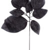 12 X LIŚĆ LIŚCIE SZTUCZNE CZARNE 48 CM - obrazek 3