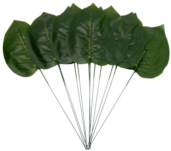12 X LIŚĆ LIŚCIE SZTUCZNE 46 CM