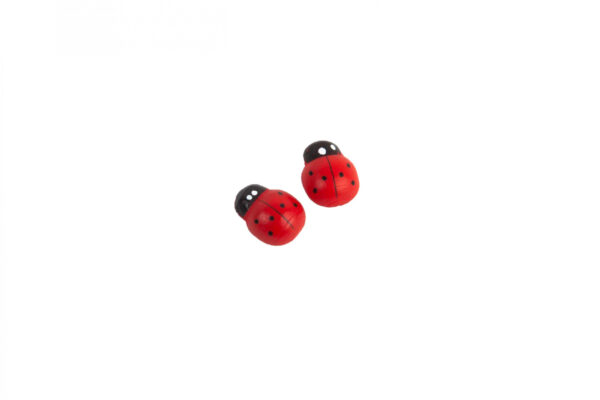 BIEDRONKI DREWNIANE NA PRZYLEPCU 2,5CM 18SZT - obrazek 4