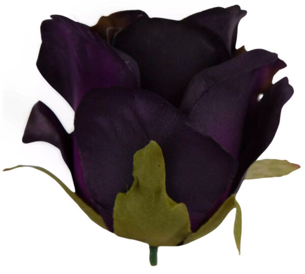 RÓŻA GŁÓWKA WYROBOWA BLACK PURPLE 12 SZT. - obrazek 3