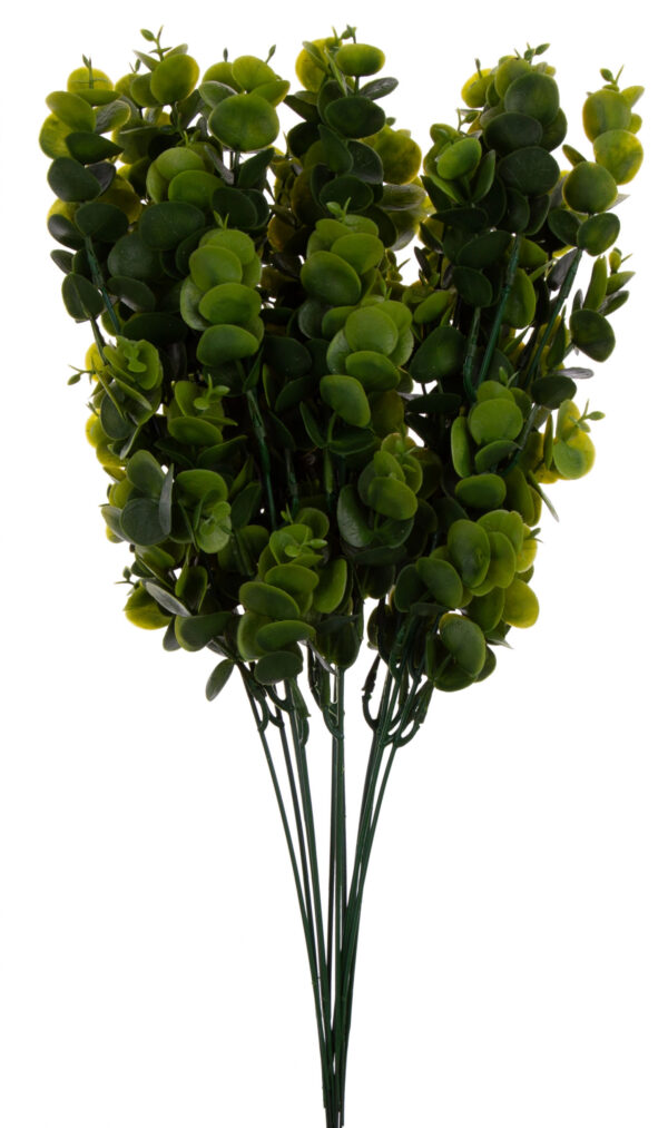 EUKALIPTUS 12X GAŁĄZKA ROŚLINA DODATEK SZTUCZNY 52 CM - obrazek 2