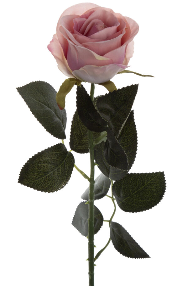 RÓŻA MISTY ROSE GAŁĄZKA ŁODYGA 72 CM KWIATY SZTUCZNE - obrazek 2