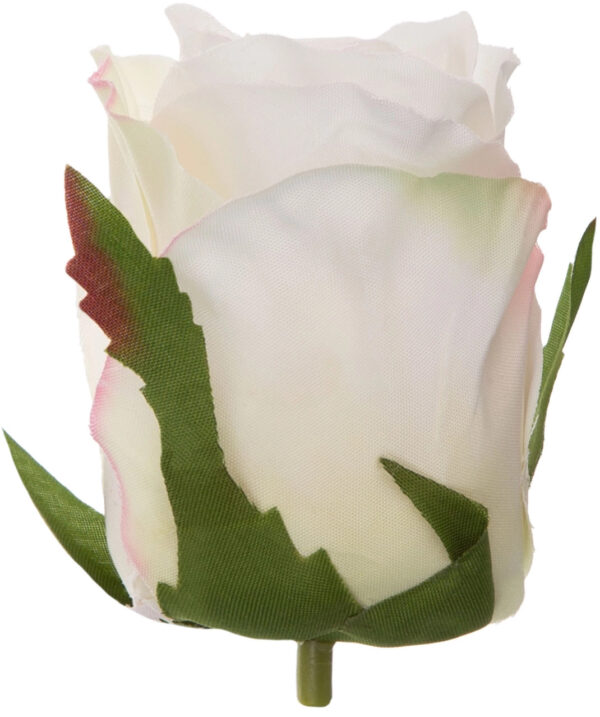 RÓŻA WYROBOWA CREAM POWDER PINK 24 SZT GŁÓWKA KWIATOWA - obrazek 2