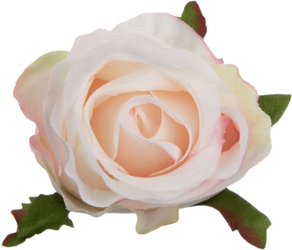 RÓŻA WYROBOWA CREAM POWDER PINK 24 SZT GŁÓWKA KWIATOWA - obrazek 3
