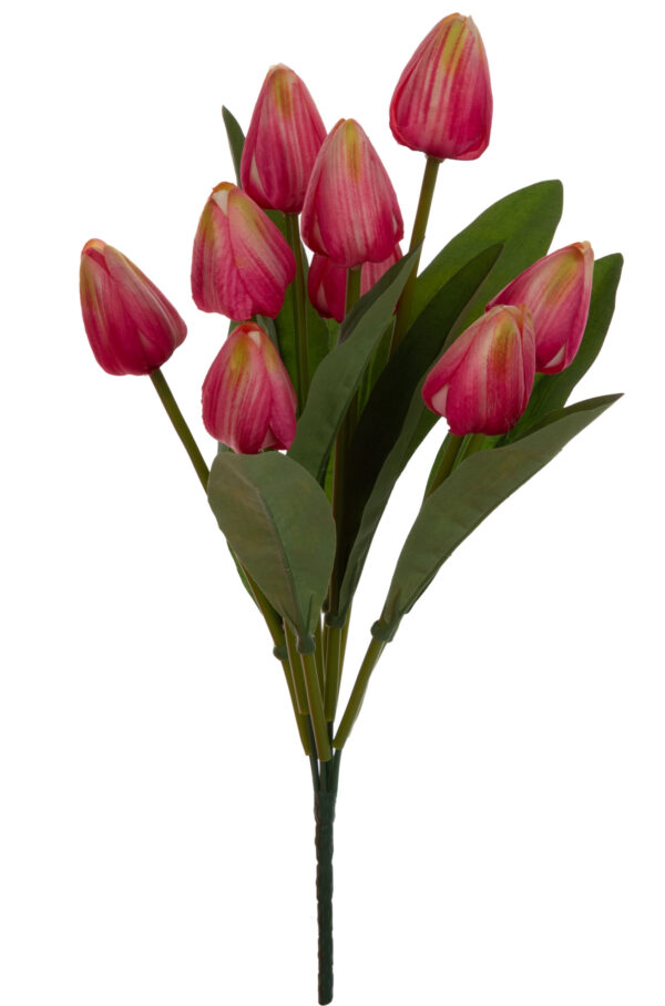 9X TULIPAN RÓŻOWY BUKIET TULIPANÓW MATERIAŁ WIOSNA