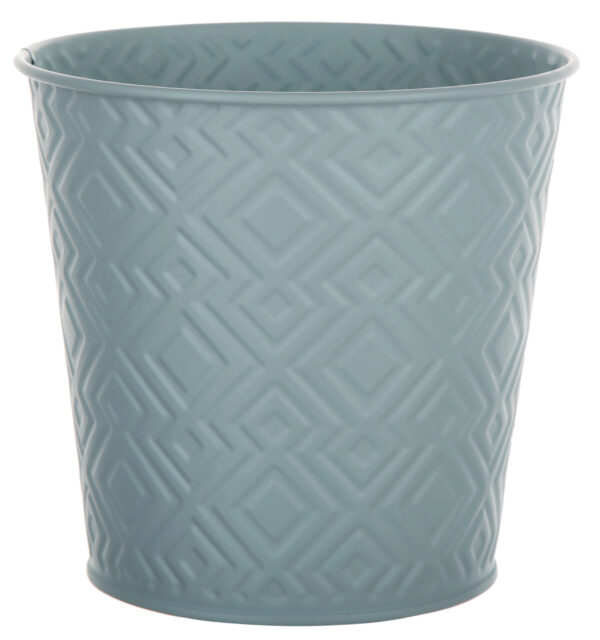OSŁONKA NIEBIESKA METALOWA ŚR. 11 CM H 10,5 CM