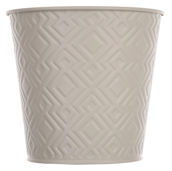 OSŁONKA KREMOWA METALOWA ŚR. 15 CM H 14,5 CM - obrazek 2