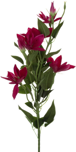 KLEMATIS BEAUTY GAŁĄZKA KWIATY SZTUCZNE 84 CM