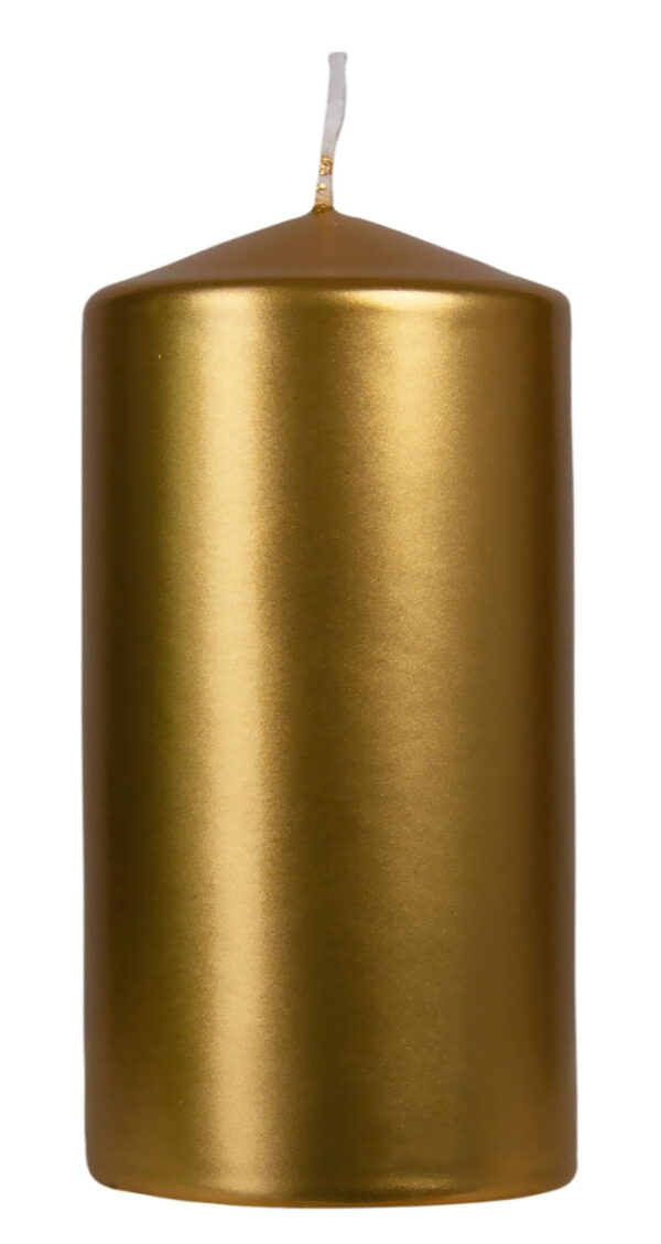 ŚWIECA ZŁOTA WALEC 58 X 100 MM
