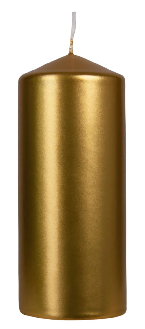 ŚWIECA ZŁOTA WALEC 58 X 120 MM