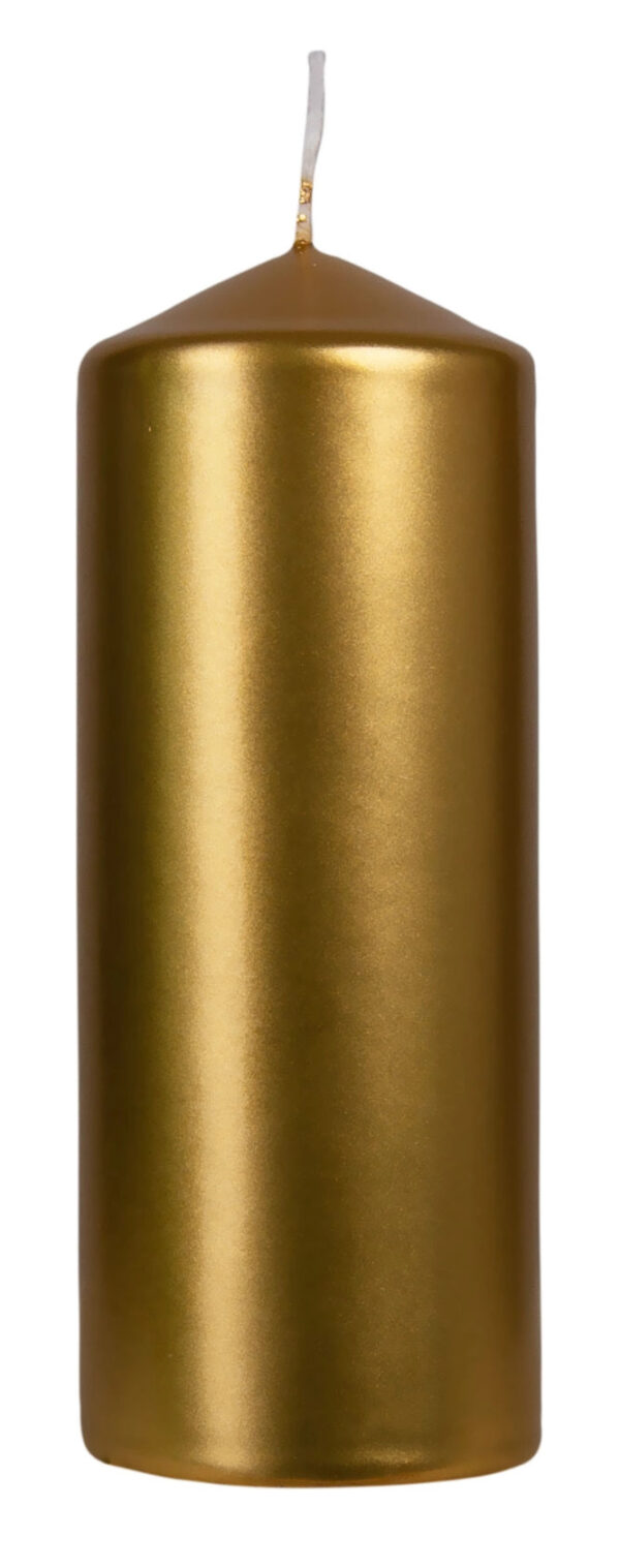 ŚWIECA ZŁOTA WALEC 58 X 150 MM