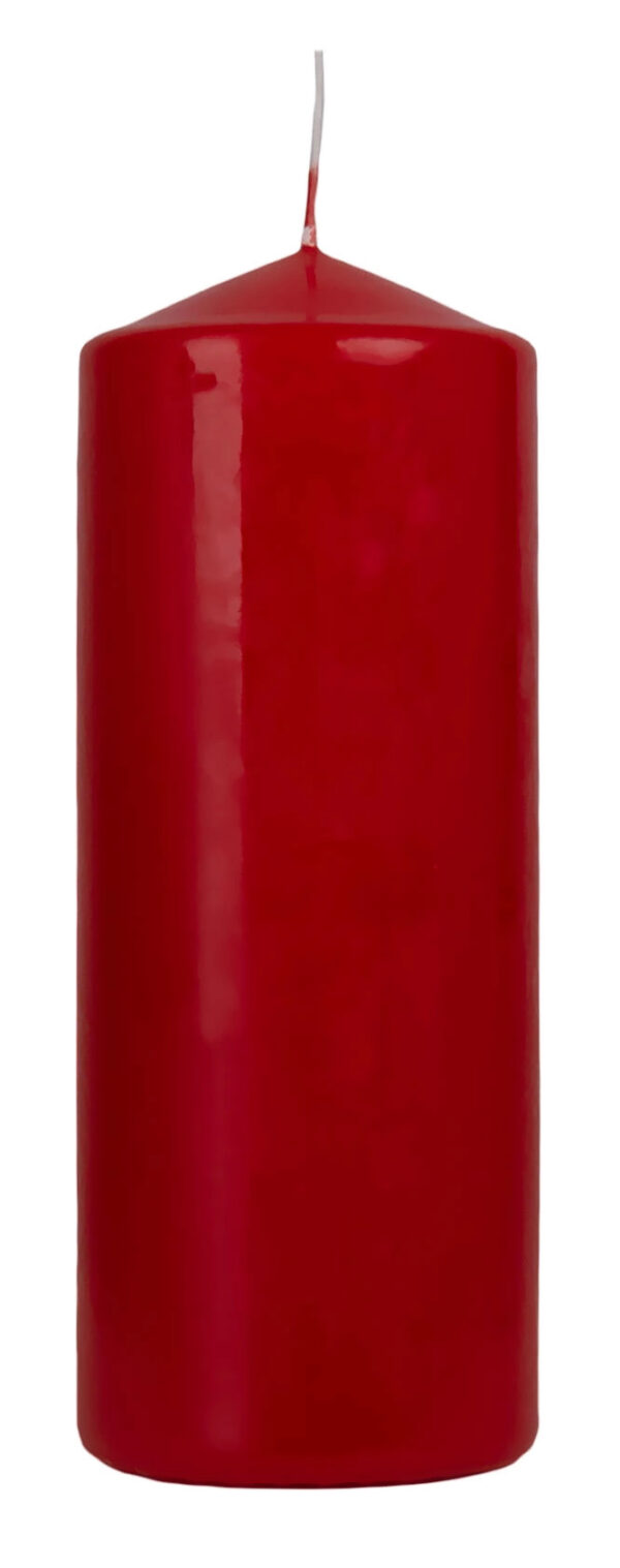 ŚWIECA CZERWONA WALEC 58 X 150 MM