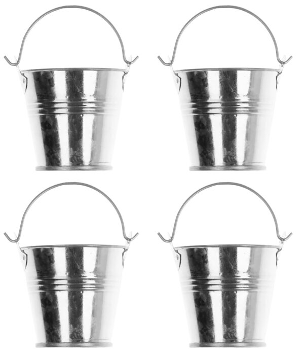 4X OSŁONKA METALOWA WIADERKO MINI