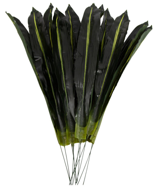12 X LIŚĆ LIŚCIE SZTUCZNE SZABLA 60 CM