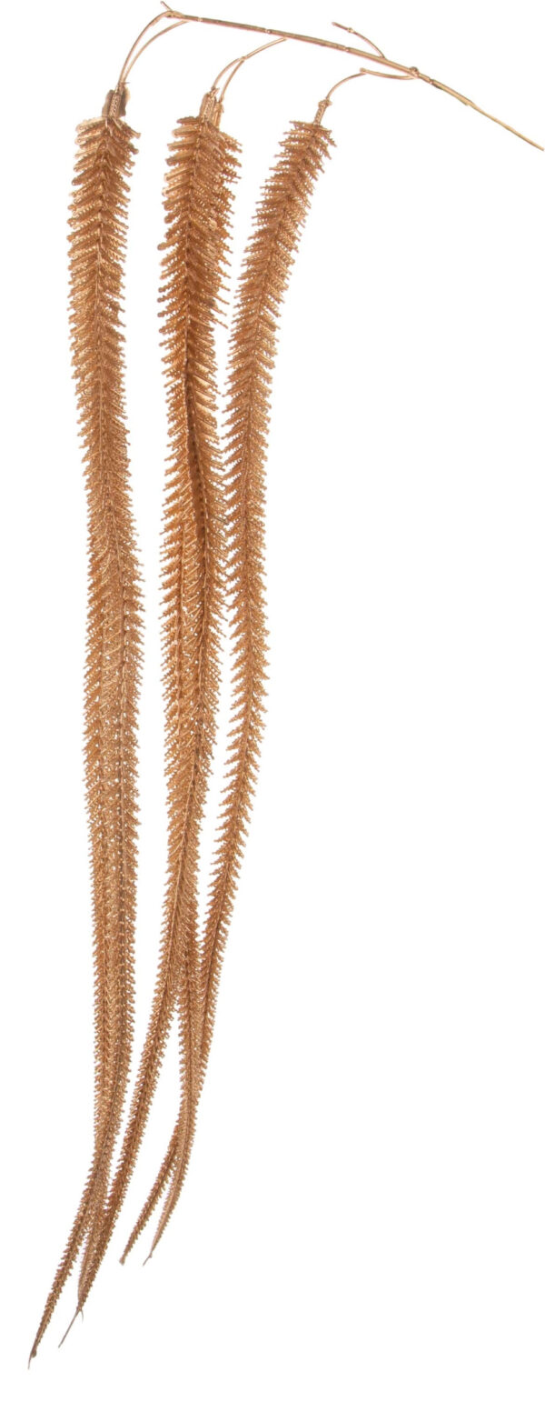 WIDŁAK ZŁOTY GAŁĄZKA OZDOBNA DEKORACYJNA 112 CM ZWIS