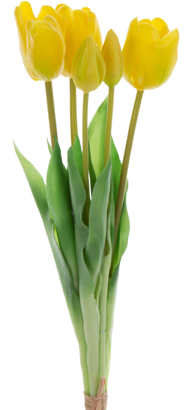 TULIPAN ŻÓŁTY BUKIET TULIPANÓW GUMOWYCH
