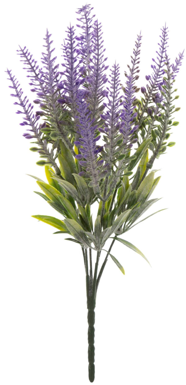 LAWENDA SZTUCZNA BUKIET 34 CM FIOLETOWA