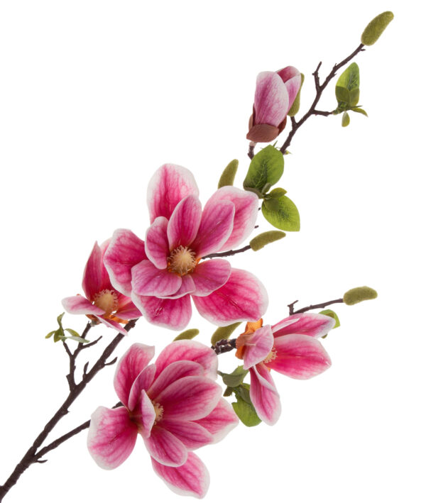 MAGNOLIA RÓŻOWA BIAŁA GAŁĄZKA 93 CM PREMIUM - obrazek 2