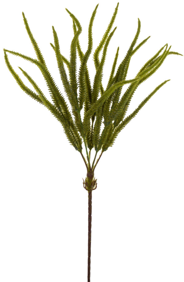 GAŁĄZKA OZDOBNA FLOKOWANA ZIELONA 64 CM