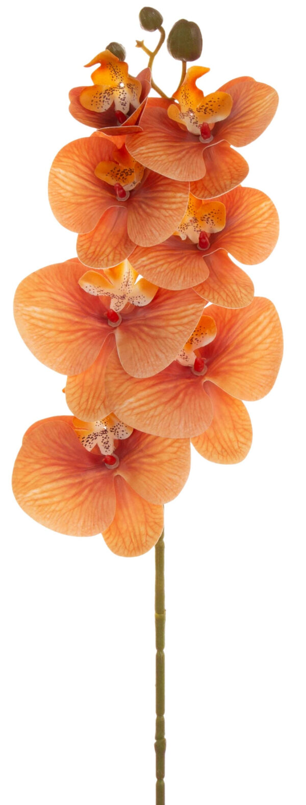 STORCZYK POMARAŃCZOWY ORCHIDEA GAŁĄZKA 76 CM KWIATY SZTUCZNE