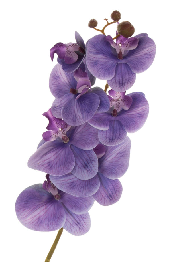 STORCZYK FIOLETOWY ORCHIDEA GAŁĄZKA 76 CM KWIATY SZTUCZNE - obrazek 2