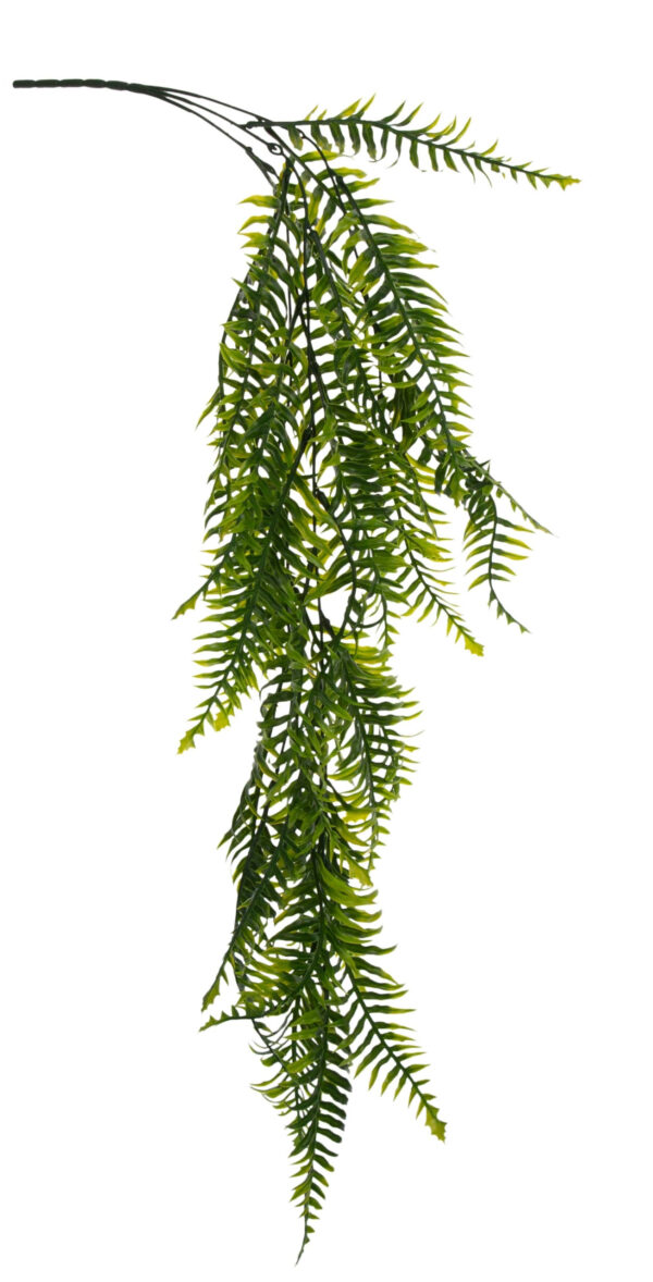 PAPROĆ WISZĄCA PNĄCZE ZWIS 84 CM KWIATY SZTUCZNE - obrazek 2