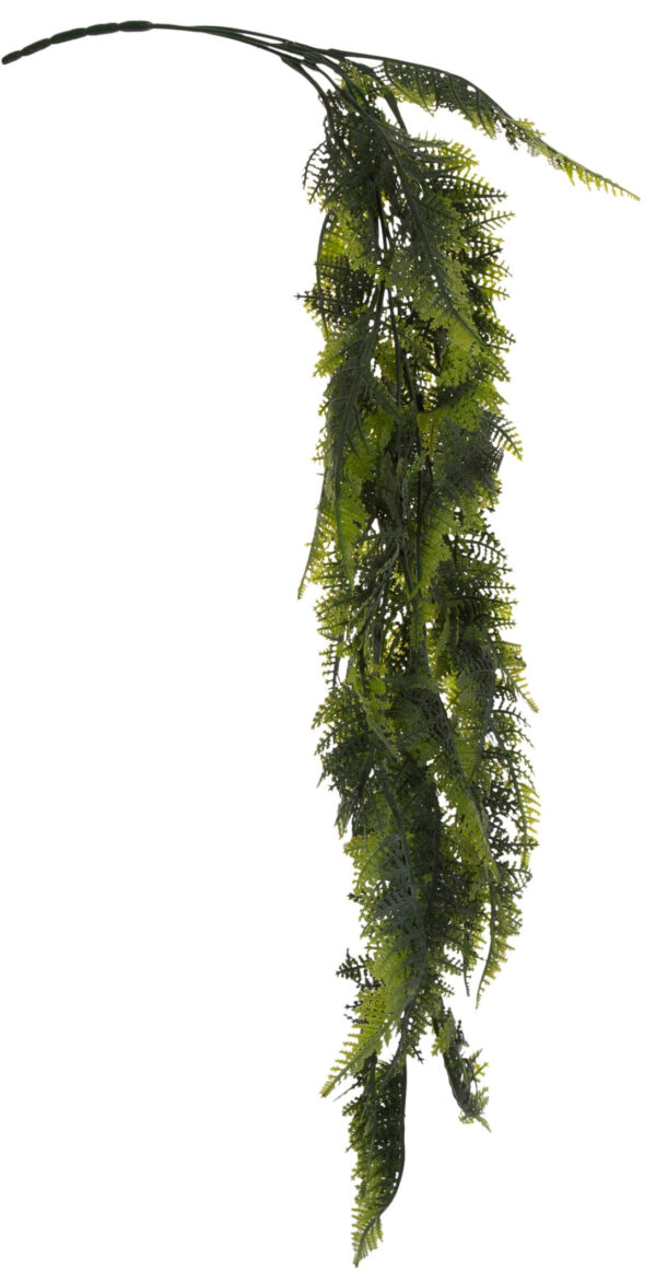 PAPROĆ WISZĄCA PNĄCZE ZWIS 82 CM KWIATY SZTUCZNE - obrazek 2