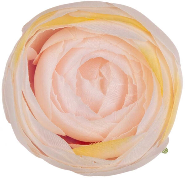 12X JASKIER KREMOWO - RÓŻOWY RANUNCULUS GŁÓWKA WYROBOWA - obrazek 3